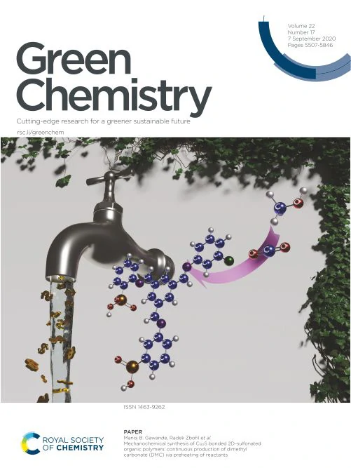 Green Chemistry 2020, 17, DOI: 10.1039/D0GC90093A. Green Chemistry 2020, 17, DOI: 10.1039/D0GC90093A.